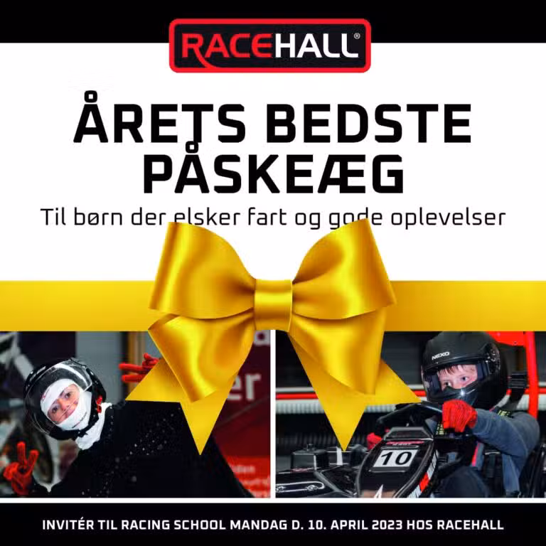 Racehall SoMe Paaskeaeg Racingschool marts2023 1 Startsida